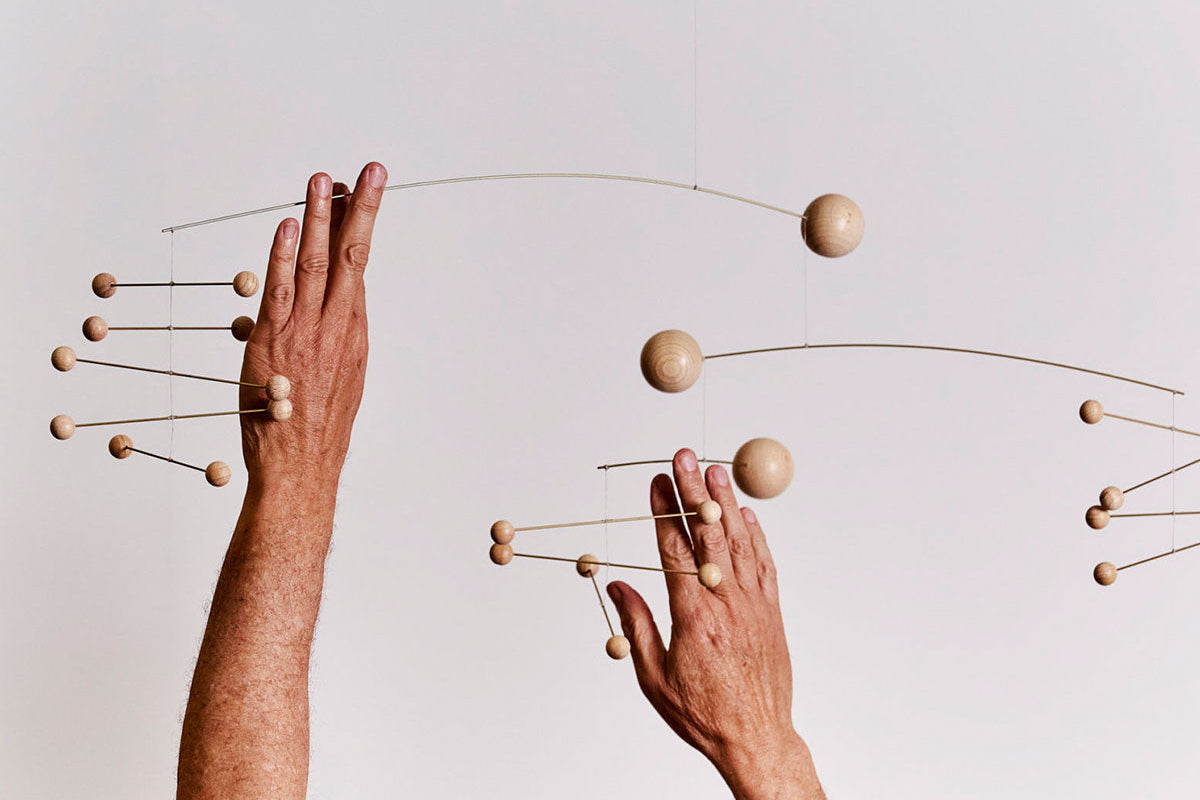 モビール　FLENSTED モビール 北欧 デンマーク製 Drifting Clouds 木製 ナチュラル – CHLOROS