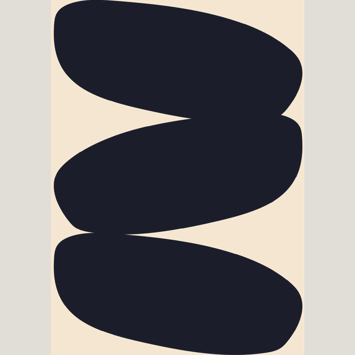 Solid Shapes 01 50×70cm