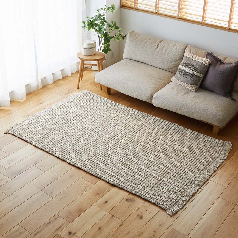 ワーフル 100x140cm アイボリー